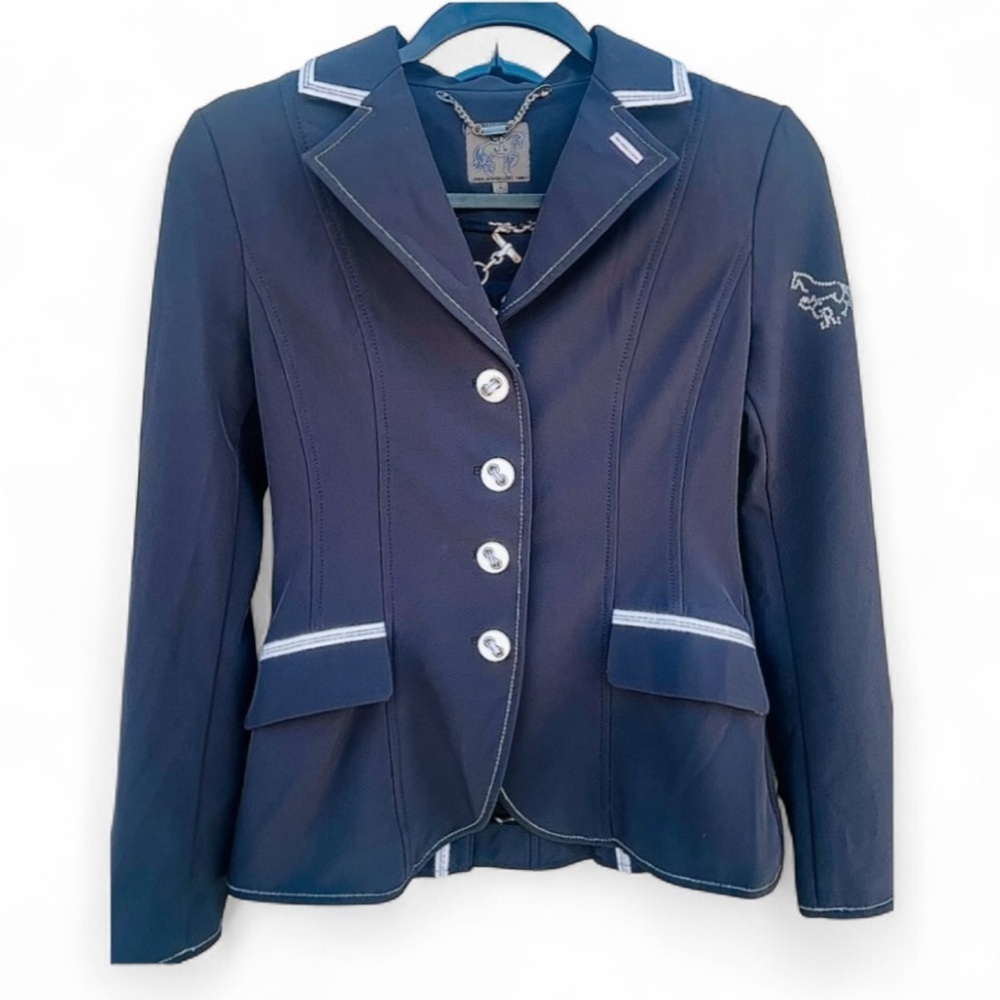 Goode Rider Women's Gray Equestrian Jacket 2 - Picture 5 of 5